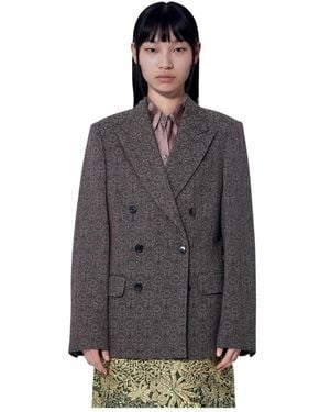 Dries Van Noten Blazers - Grey