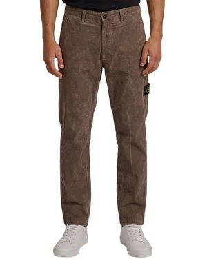 Stone Island Straight Trousers - Brown