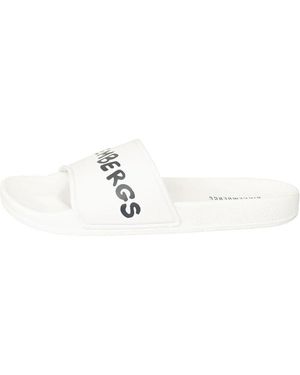 Bikkembergs Schoenen ,Wit ,Badslippers - Metallic