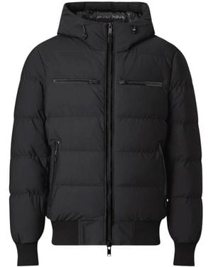 Moose Knuckles Soho Daunen Bomberjacke - Schwarz