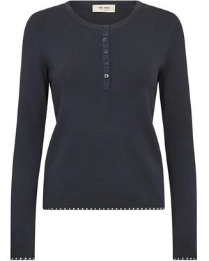 Mos Mosh Round-Neck Knitwear - Azul