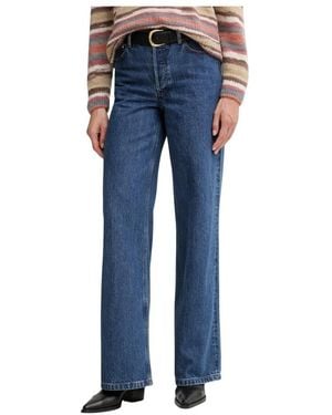 A.P.C. Elisabeth Gerades Jeans - Blau