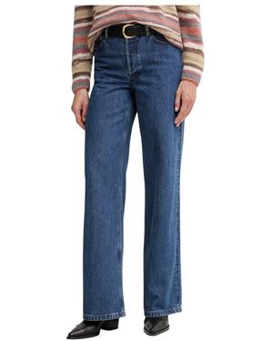 A.P.C. Elisabeth Rechte Jeans - Blauw
