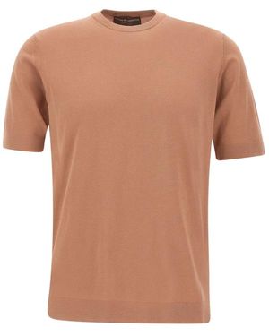 FILIPPO DE LAURENTIIS Round-Neck Knitwear - Brown
