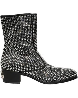 Dolce & Gabbana Cowboy & Biker Boots - Black
