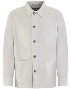 Jacob Cohen Leichte Jacke Für Männer - Weiß