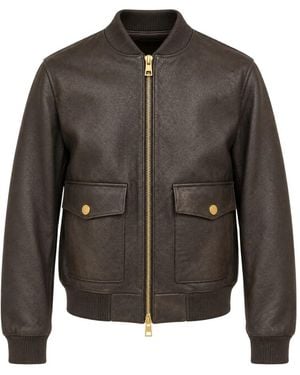 Michael Kors Leather Jackets - Grigio