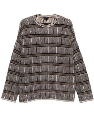 Giorgio Armani Round-Neck Knitwear - Gris