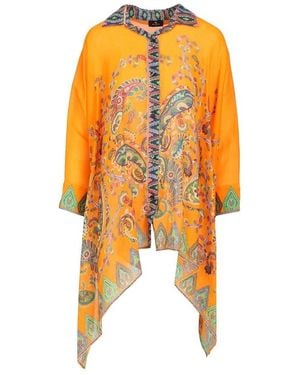 Etro Shirt Dresses - Orange