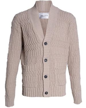 Roberto Collina Jacquard Cardigan - Grijs