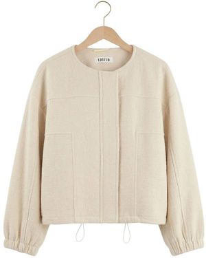 EDITED Jassen ,Katoen Carola Jacket - Naturel