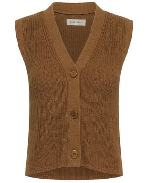 Part Two Gigia Cardigan - Bruin