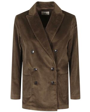 Myths Jassen ,Bruin ,Groene Velours Jas