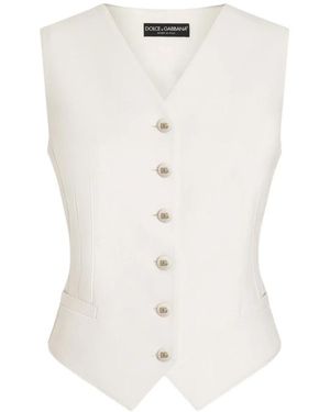 Dolce & Gabbana Vests - Blanco
