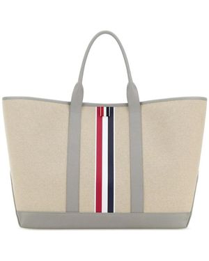 Thom Browne Medium Tool Tote - Naturel