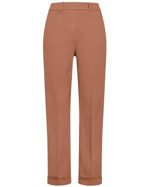 Peuterey Straight Trousers - Marrón