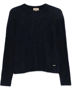 Woolrich Round-Neck Knitwear - Noir