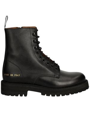Common Projects Lace-Up Boots - Negro