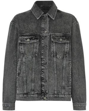 Anine Bing Denim Jackets - Grigio