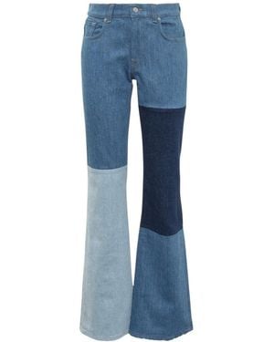 7 For All Mankind Flared Jeans - Blue