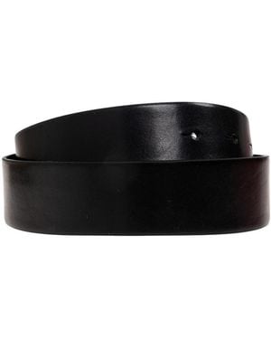 DIESEL B-Oval Angels Ledergürtel - Schwarz