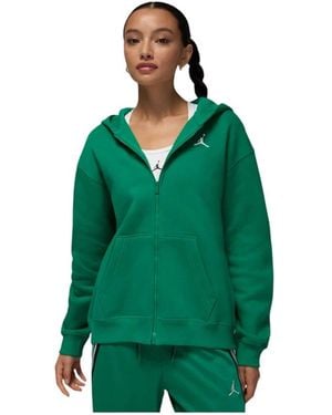 Nike Fitness ,Groen ,Katoen Brooklyn Fleece Full-Zip Hoodie