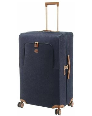 Bric's Life 4-Rollen-Trolley 79 Cm - Blau
