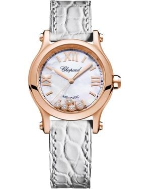 Chopard Accessoires ,Grijs ,Happy Sport Automatisch Moeder Van Parel Horloge - Metallic