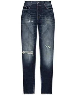 DSquared² Jeans ,Blauw ,Katoen Skater Jeans
