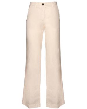 White Sand Wide Trousers - Neutre