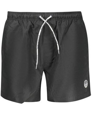 North Sails Badmode ,Zwart ,Polyester Polyester Zwembroek Shorts