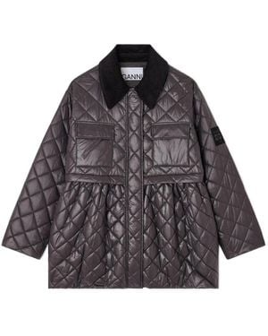 Ganni Winter Jackets - Grey