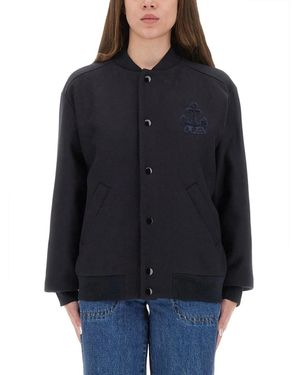 A.P.C. Micka Varsity Jacke - Schwarz