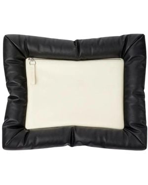 CAMPERLAB Gepolsterte Clutch Tasche - Schwarz