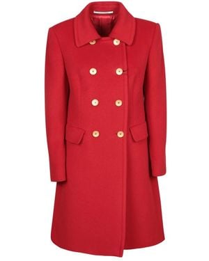 Tagliatore Single-Breasted Coats - Rojo