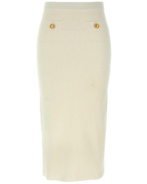 Alessandra Rich Midi Skirts - Neutro