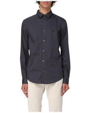 Emporio Armani Casual Shirts - Blue
