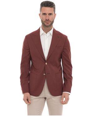 Paoloni Jassen ,Rood ,Wol G527Y Jacket