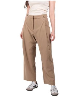 Elvine Wide Trousers - Natural