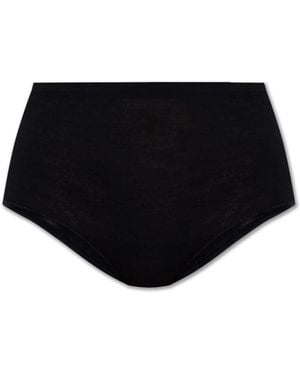Hanro Ondergoed ,Zwart ,Katoen Woolen Silk Maxi Slip
