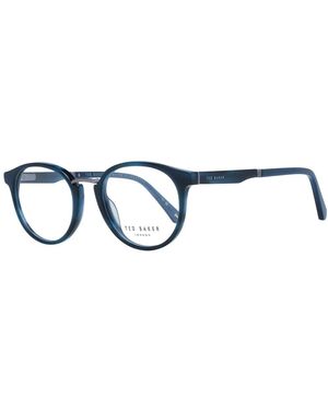 Ted Baker Blaue Herren Optische Rahmen Runder Stil