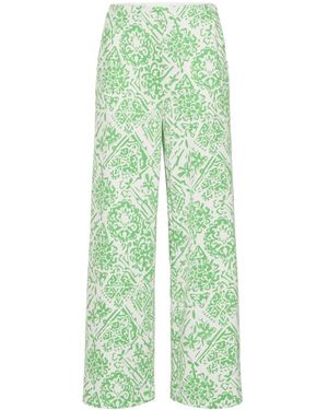 Ichi Broeken ,Groen ,Wide Broeken