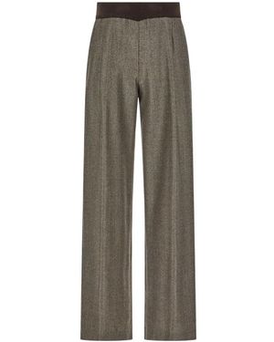Panicale Wide Trousers - Gris