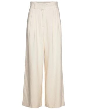 IVY & OAK Wide Trousers - Neutro