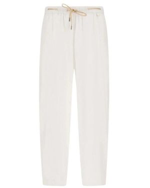 Herno Cropped Trousers - Blanco