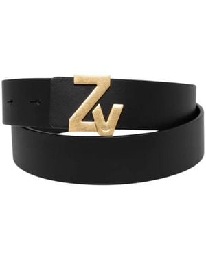 Zadig & Voltaire Zv Initiale La Belt - Schwarz