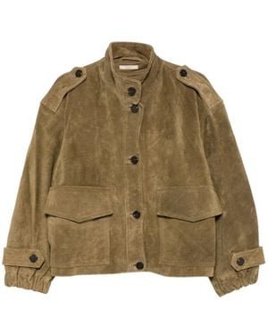 Sessun Leather Jackets - Verde