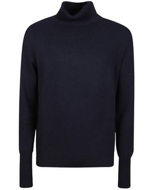 Ballantyne Pullover Mit Rollkragen Aus Glattstrick - Blau