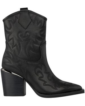 Alma En Pena. Cowboy & Biker Boots - Black
