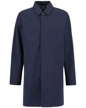 Barbour Single-Breasted Coats - Azul